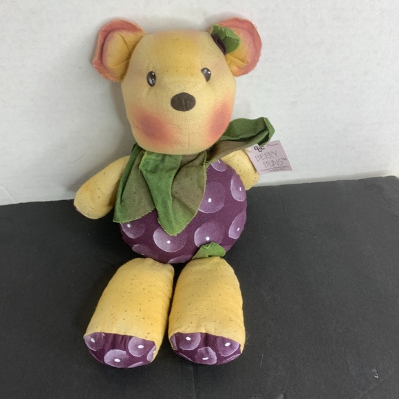 New DCC Berry Buns Sandra Malone Blackberry Bear Plush Stuffed Doll Toy 12 in T - Picture 1 of 4